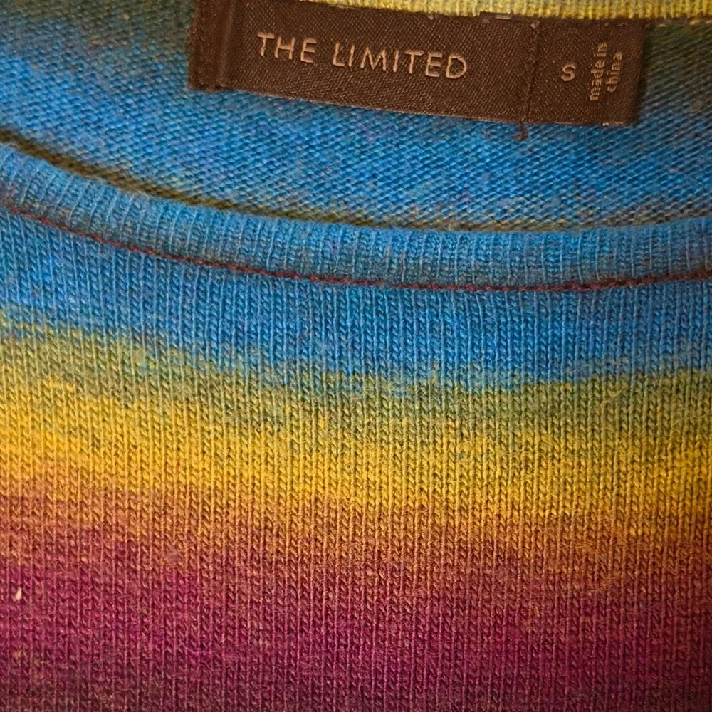 The Limited Colorful Striped Sweater —#122 - Picture 3 of 5